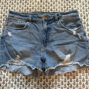 Wild fable distressed high rise shorts